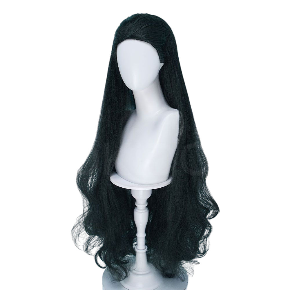 White Smoke Lady Loki / Sylvie Cosplay Wig - Marvel Rivals (90cm Wrapped Bangs Wavy) (FEVERCOS)