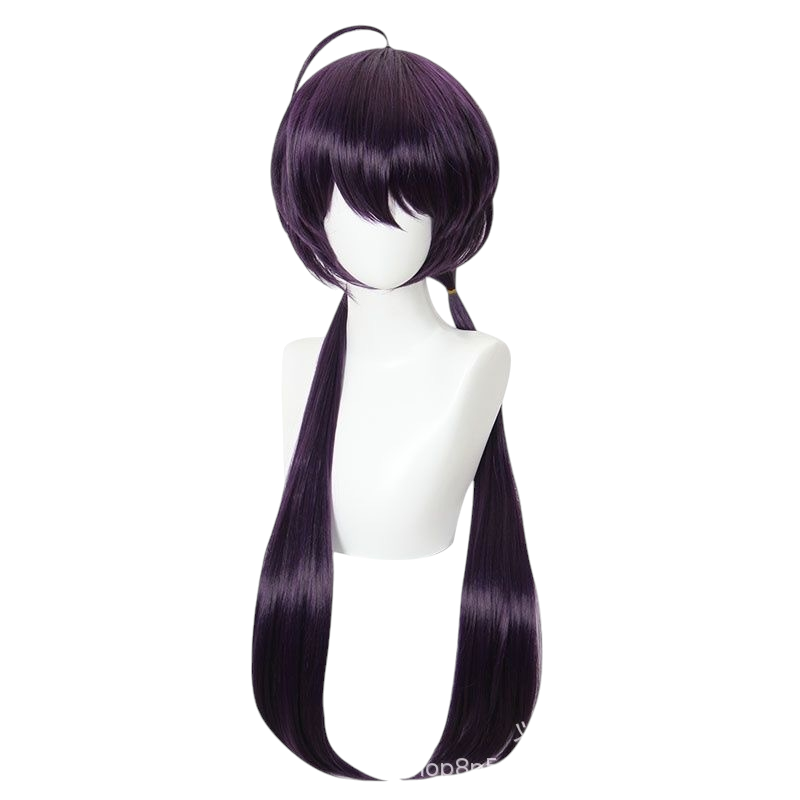 White Smoke Kyouka Izumi Cosplay Wig - Bungo Stray Dogs (Dark Blue Twin Tails) (FEVERCOS)