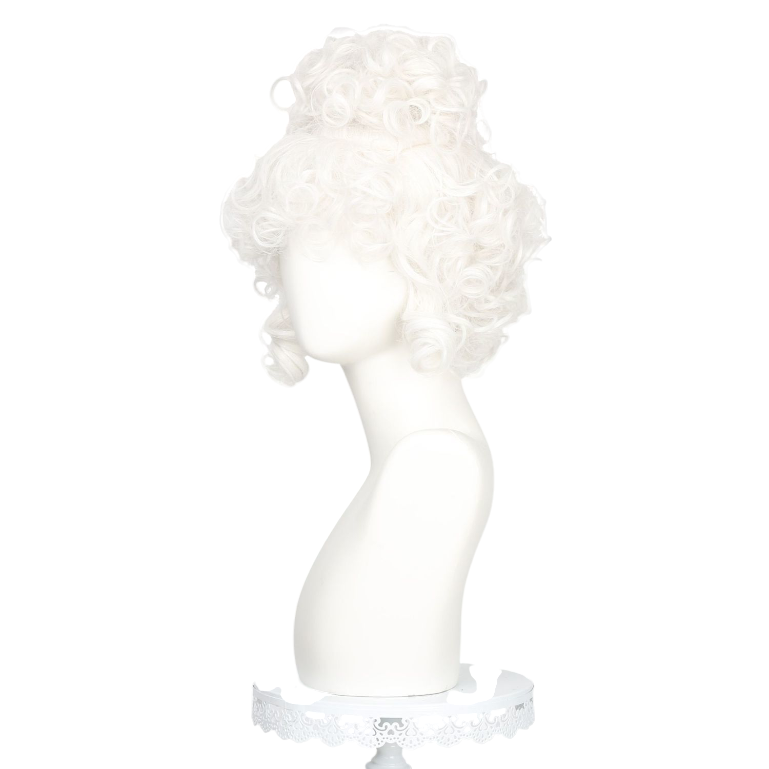 White Smoke Dawn Bellwether Cosplay Wig - Mammal City (Integrated Updo) (FEVERCOS) Zootopia
