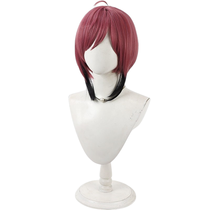 White Smoke Omokage Cosplay Wig - Touken Ranbu ONLINE (Burgundy Gradient Scalp) (FEVERCOS)