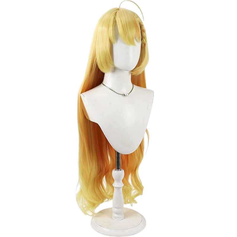 White Smoke Wanibuchi Akari Cosplay Wig - Blue Archive (Yellow Gradient Scalp) (FEVERCOS)