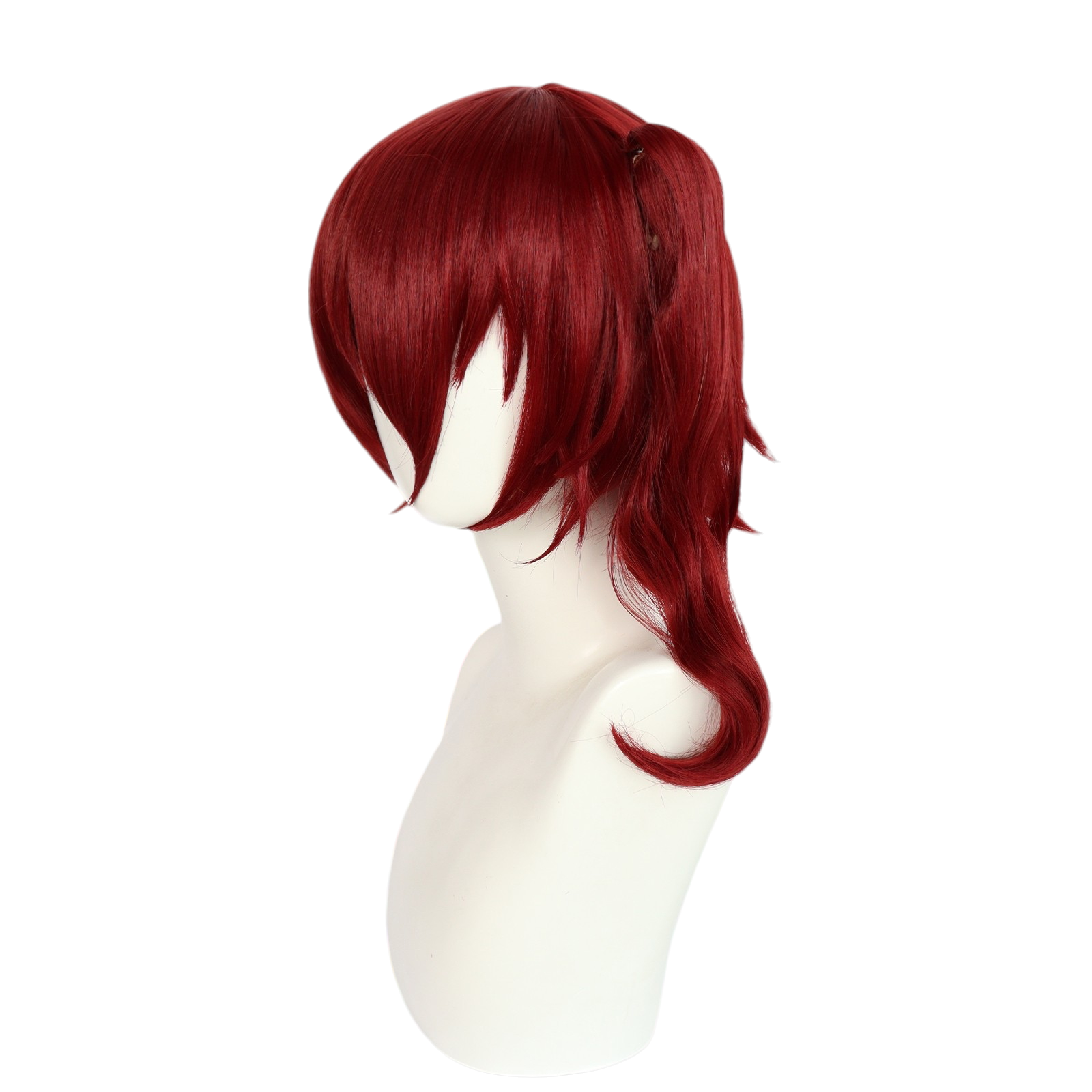 Dark Red Teruko Okura Cosplay Wig - Bungo Stray Dogs (Red/Pink Pigtails) (FEVERCOS)