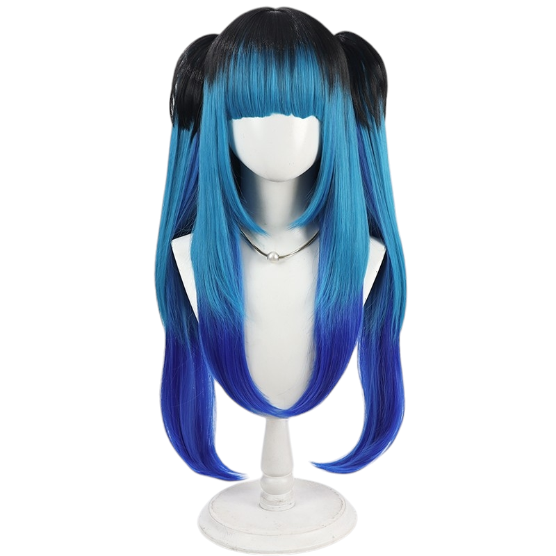 White Smoke Tarumi Amemiya Cosplay Wig - Final Defense Academy (Detachable Twin Tails) (FEVERCOS)