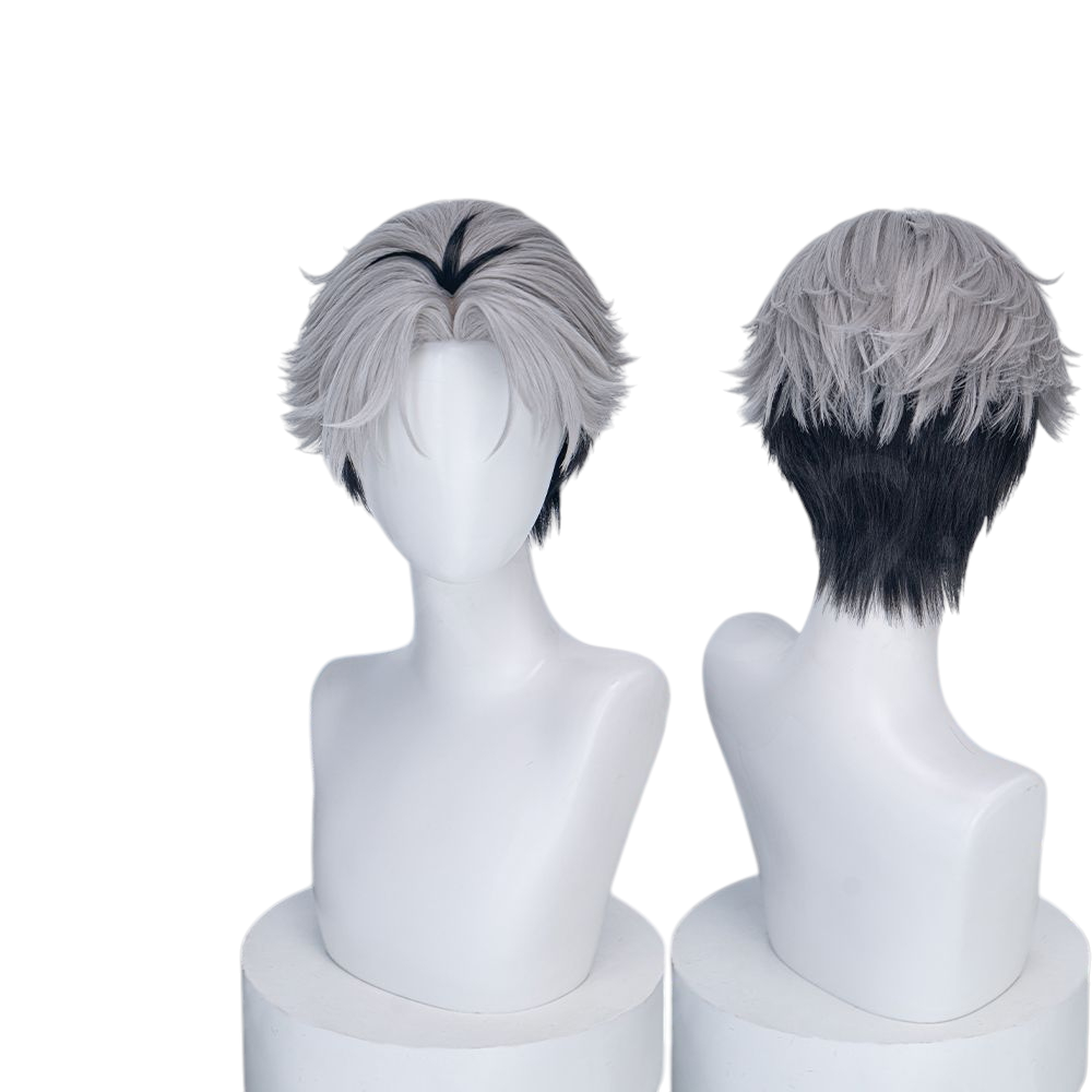 White Smoke Kangetsu Itechou Cosplay Wig - Agents of the Four Seasons (Simulation Scalp Styling) (FEVERCOS)