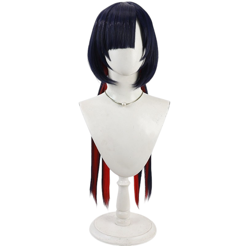 White Smoke RIM Cosplay Wig - KAMITSUBAKI STUDIO (Silver/Blue Highlight Bob) (FEVERCOS)