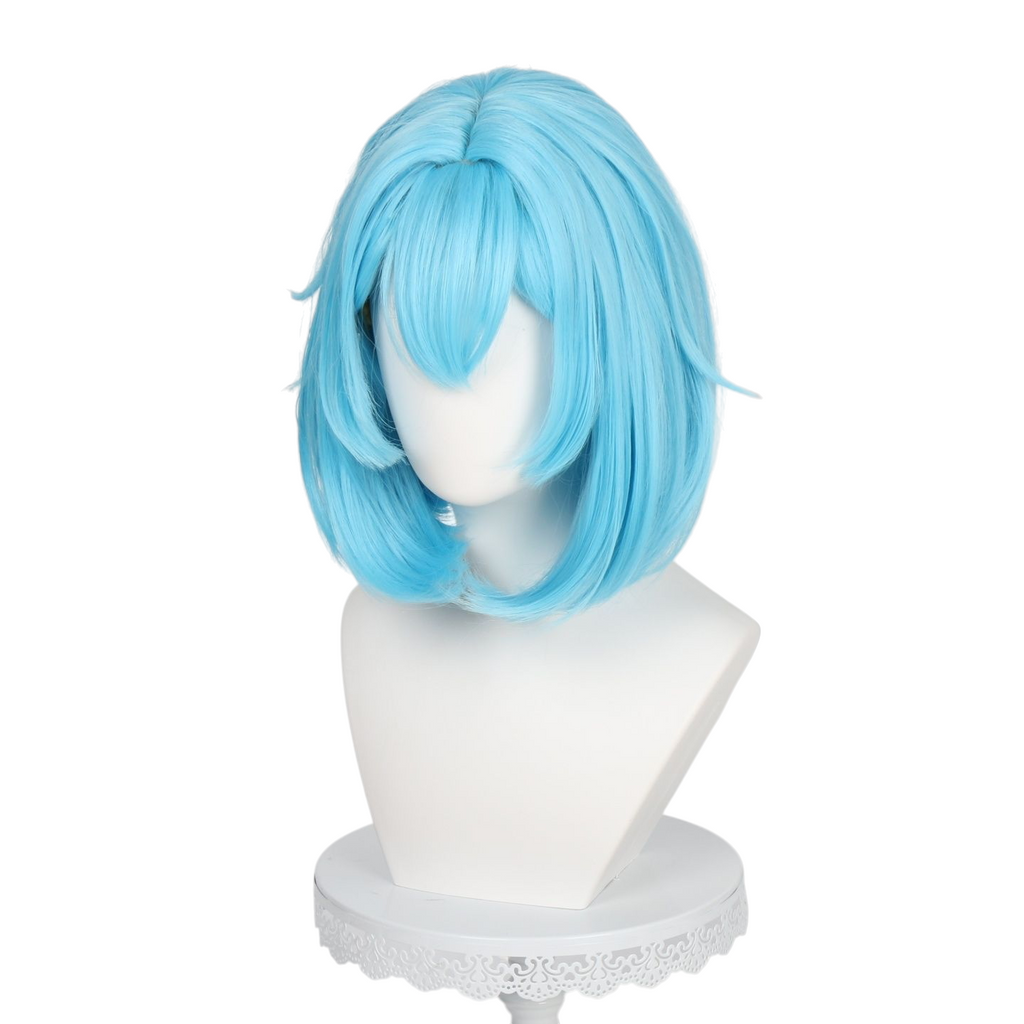 White Smoke Daji Cosplay Wig - Honor of Kings (Line Puppy Teased Inward Curl) (FEVERCOS)